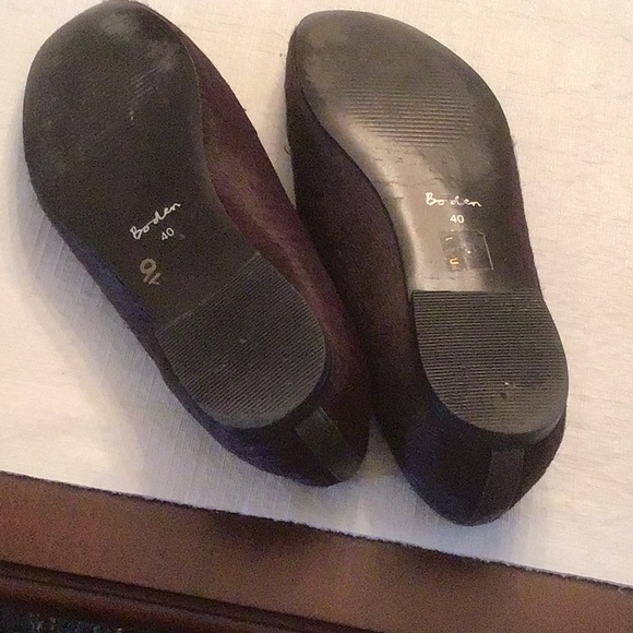 Boden burgundy pony hair flats - Picture 4 of 5